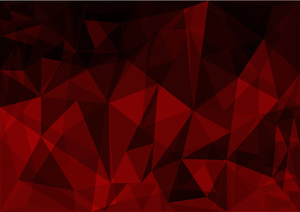 Fototapeta premium Pattern vector triangle red vector illustration