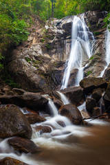Waterfall in the rainforest around Chiang Mai
