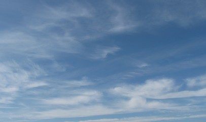 blue sky with white clouds