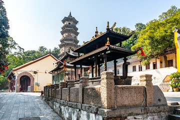 Fototapeta na wymiar China Wuhu Guangji Monastery 18