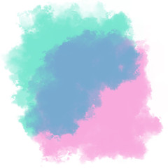 Cyan, blue and pink abstract background illustration
