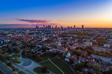 Warszawa © Drone in Warsaw