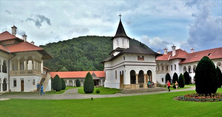 Fototapeta na wymiar Brancoveanu Monastery - Sambata de Sus - Romania