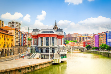 old town of Bilbao, Spain