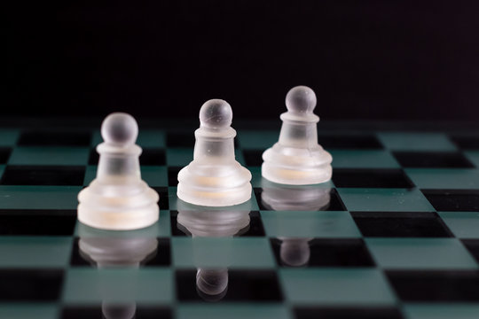 Chess piece - white pawn stock image. Image of chess, game - 6801245