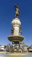 Obraz premium monuments of macedonian capitol skopje