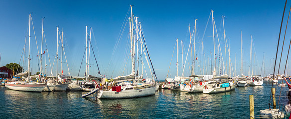 Sams&ouml; Hafen von Ballen Panorama 3