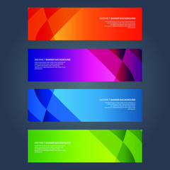 Fototapeta premium Vector Abstract design banner web template