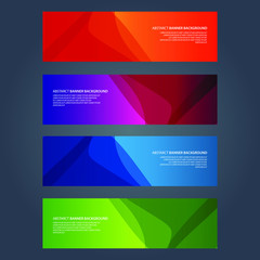 Vector Abstract design banner web template