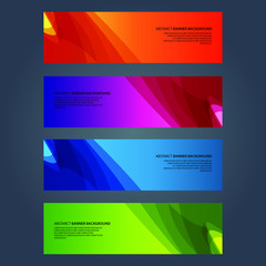 Fototapeta premium Vector Abstract design banner web template
