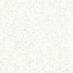 Polka Dot Confetti. Gold textured dots isolated