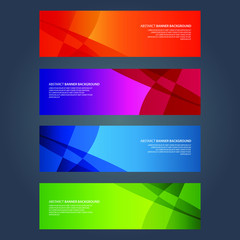 Vector Abstract design banner web template