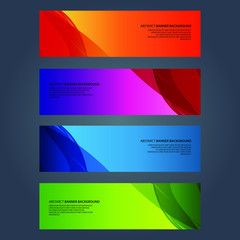 Vector Abstract design banner web template