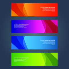 Vector Abstract design banner web template
