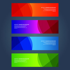 Fototapeta premium Vector Abstract design banner web template