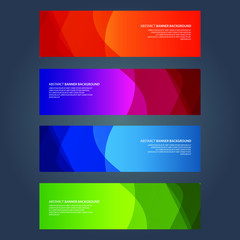 Vector Abstract design banner web template