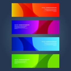 Vector Abstract design banner web template