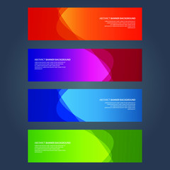 Vector Abstract design banner web template