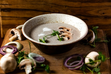 Mushroom cream soup