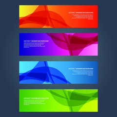 Vector Abstract design banner web template