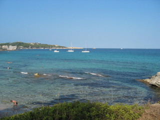 Segelboote in hafen-nähe bei Cala Ratjada