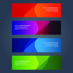 Vector Abstract design banner web template