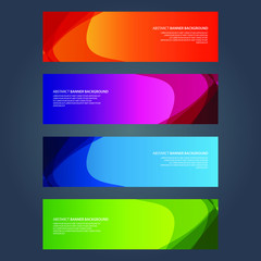 Vector Abstract design banner web template