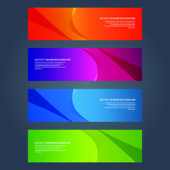 Fototapeta premium Vector Abstract design banner web template