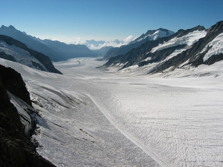 Impressionen vom Aletschgletscher - Grindelwald - Kanton Wallis - Schweiz - 2003