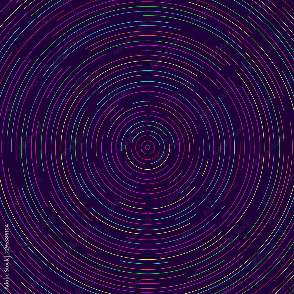 Aufkleber abstract space background with colorful lines