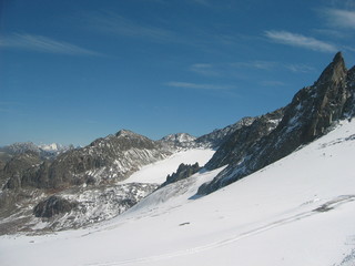 Fototapeta na wymiar Stubaier Gletscher - Stubaital - Österreich