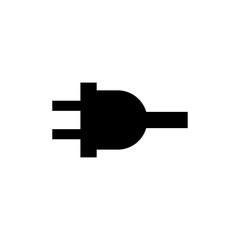 Electric plug icon for web and mobile