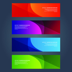 Fototapeta premium Vector Abstract design banner web template