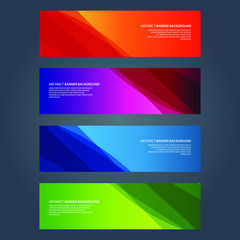 Vector Abstract design banner web template