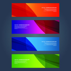 Fototapeta premium Vector Abstract design banner web template