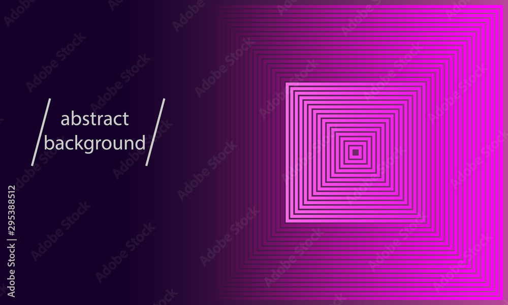 Aufkleber pink color squares with gradient as abstract background