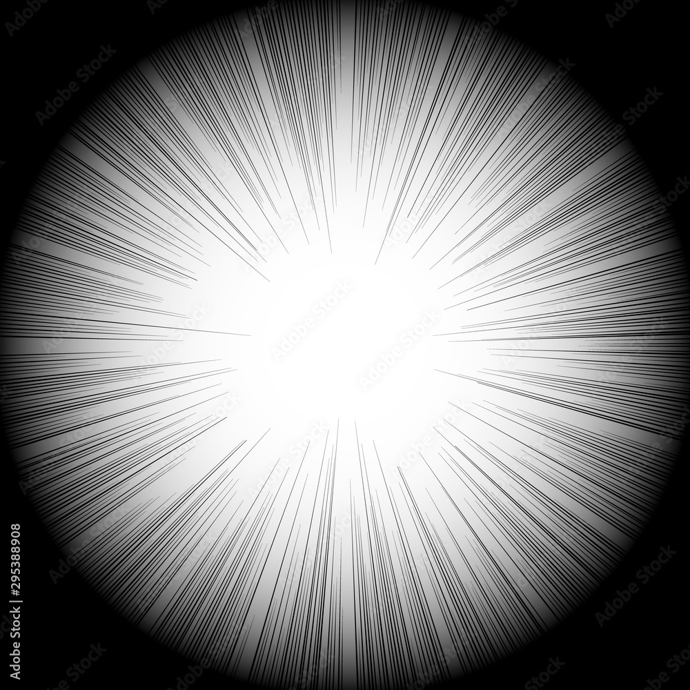 Aufkleber lines abstract design. star burst effect background.