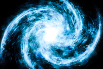 Interstellar tourism.  Awesome space panorama universe galaxy.