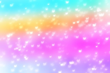 Background bokeh heart valentine arrow, romance wedding.