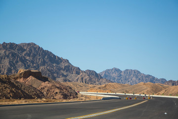 Road to Sharm El Sheikh, Egypt, South Sinai