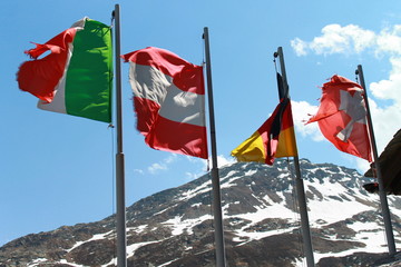 Flags on the wind