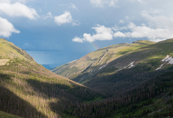 Rainbow in the storm
