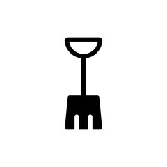 Gardening spade icon for web and mobile