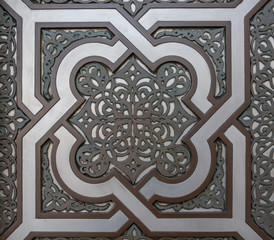 Metal pattern taken in a mosque