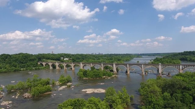 Railroad Bridge over James River