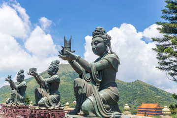Obraz premium Hong Kong big Buddha on Lantau Island