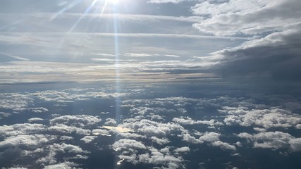 Obraz na płótnie Canvas Sky between the clouds 