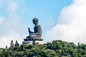 Hong Kong big Buddha on Lantau Island