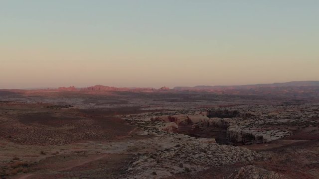 Seven Mile Canyon and Windows Section Aerial Shot from Outside Arches National Park