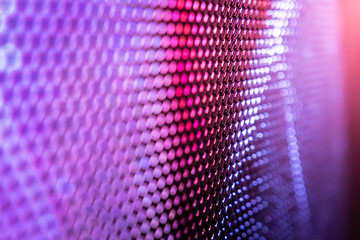 CloseUp LED blurred screen. LED soft focus background. abstract background ideal for design.